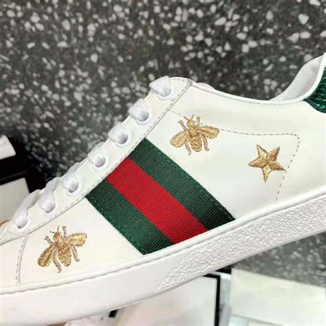 star bee gucci|gucci ace sneakers with bee.